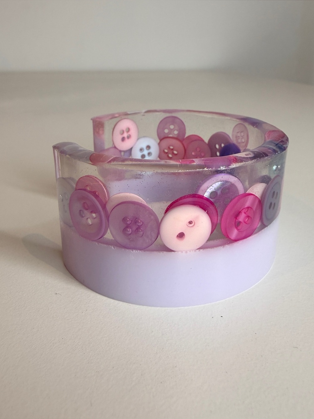 Purple buttons cuff - Picture 2 of 4